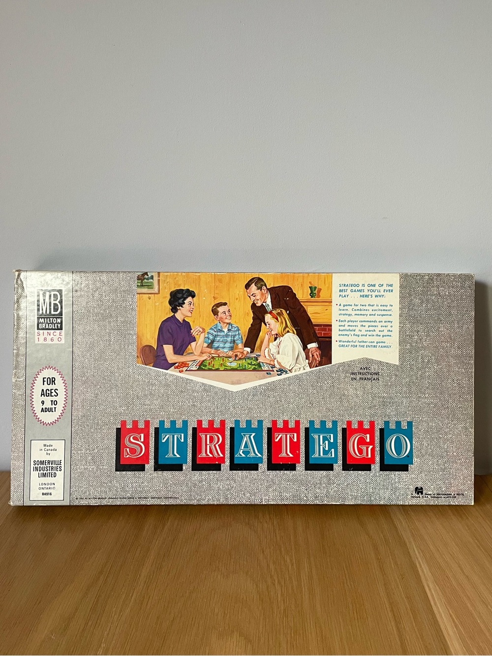 Milton Bradley Stratego Board Game 1962 Complete